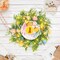 6 FT Easter Garland Decoration – Artificial Spring Garland with Easter Eggs & Fairy Lights for Mantle, Fireplace, Door & Party Decor